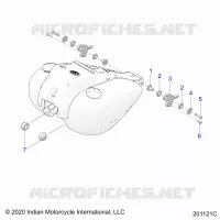 SISTEMA DE COMBUSTIBLE, FUEL TANK MOUNTING