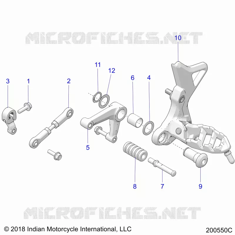 TREN, SHIFT PEDAL AND LINKAGE