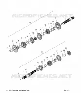 TREN, INPUT/OUTPUT SHAFT ASM.