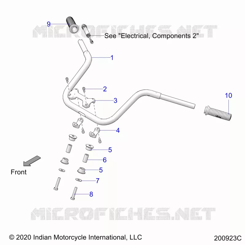 STEERING, SOPORTE DE MANILLAR AND GRIPS