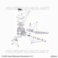 FRENO FRONTAL, LEVER AND MASTER CYLINDER