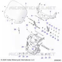 MERCADO ASM, WINDSHIELD MOUNT