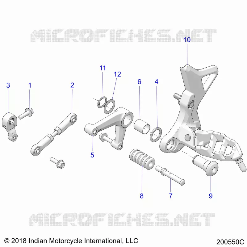 TREN, SHIFT PEDAL AND LINKAGE