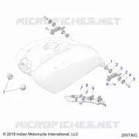 SISTEMA DE COMBUSTIBLE, FUEL TANK MOUNTING