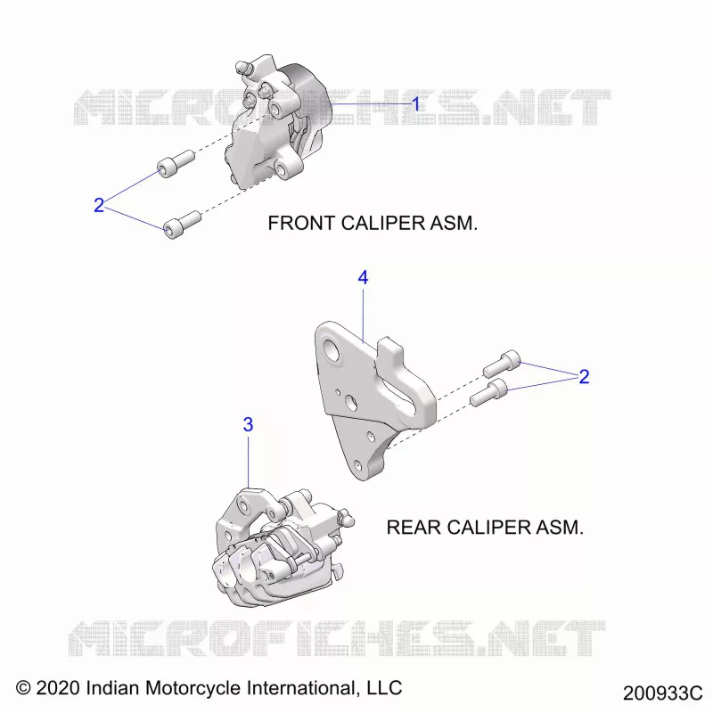 BRAKES, PINZA FRENO DELANTERA AND REAR