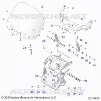 MERCADO ASM, WINDSHIELD MOUNT