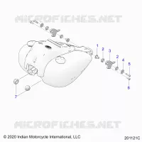 SISTEMA DE COMBUSTIBLE, FUEL TANK MOUNTING