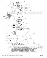 SISTEMA DE COMBUSTIBLE, FUEL TANK ASM.