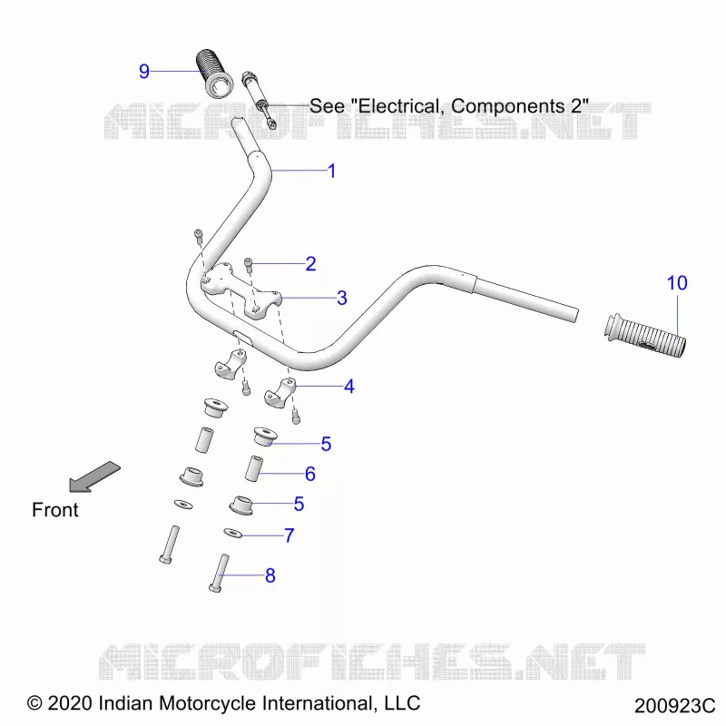 STEERING, SOPORTE DE MANILLAR AND GRIPS