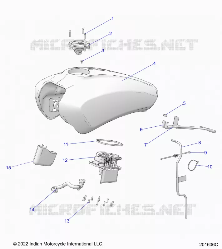 SISTEMA DE COMBUSTIBLE, FUEL TANK ASM.