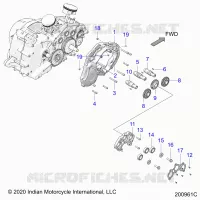 MOTOR, CAM SHAFTS AND GEARS