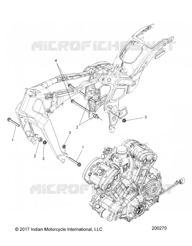 ENGINE, MOUNTING
