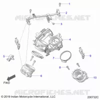 SISTEMA DE COMBUSTIBLE, FUEL RAIL/THROTTLE BODY