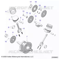 ENGINE, PISTON AND CIGUEÑAL