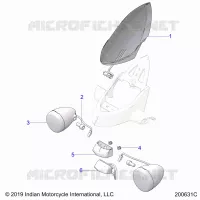 ELECTRICA, TURN SIGNALS, REAR AND TAILLIGHT