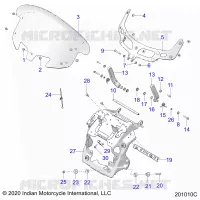 MERCADO ASM, WINDSHIELD MOUNT