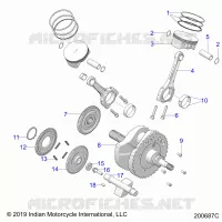 ENGINE, PISTON AND CIGUEÑAL