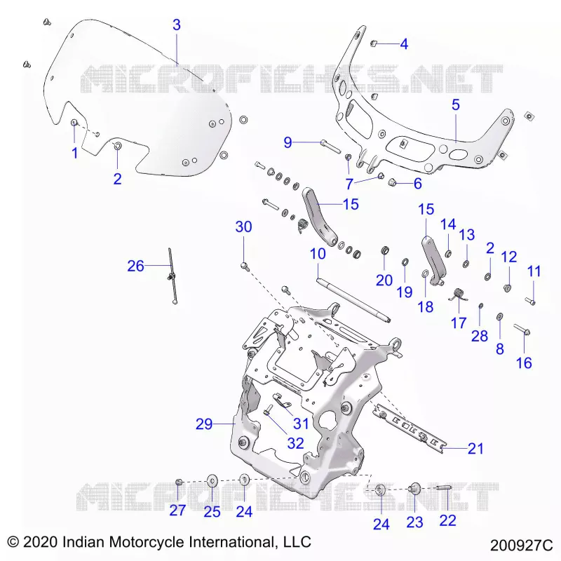 MERCADO ASM, WINDSHIELD MOUNT