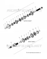 TREN, INPUT/OUTPUT SHAFT ASM.