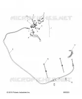 CONTROLS, PALANCA DE EMBRAGUE ASM. AND CABLE