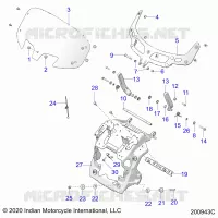 MERCADO ASM, WINDSHIELD MOUNT