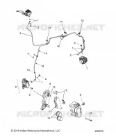 FRENOS, FRONT ASM., W/ABS