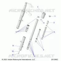 SUSPENSIÃ“N DELANTERA FORKS