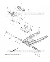 SUSPENSION TRASERA ASM., SWING ARM AND SHOCK