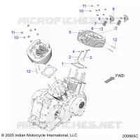 ENGINE, CULATA ASM.