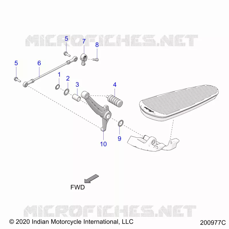 TREN, SHIFT PEDAL AND SHIFT LINKAGE