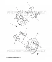 CUBIERTAS LATERALES DEL MOTOR, IGN./THERMOSTAT