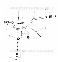 STEERING, HANDLEBAR MOUNTING - N121C/V/D ALL OPTIONS (INDIANHANDLEBAR12CC)