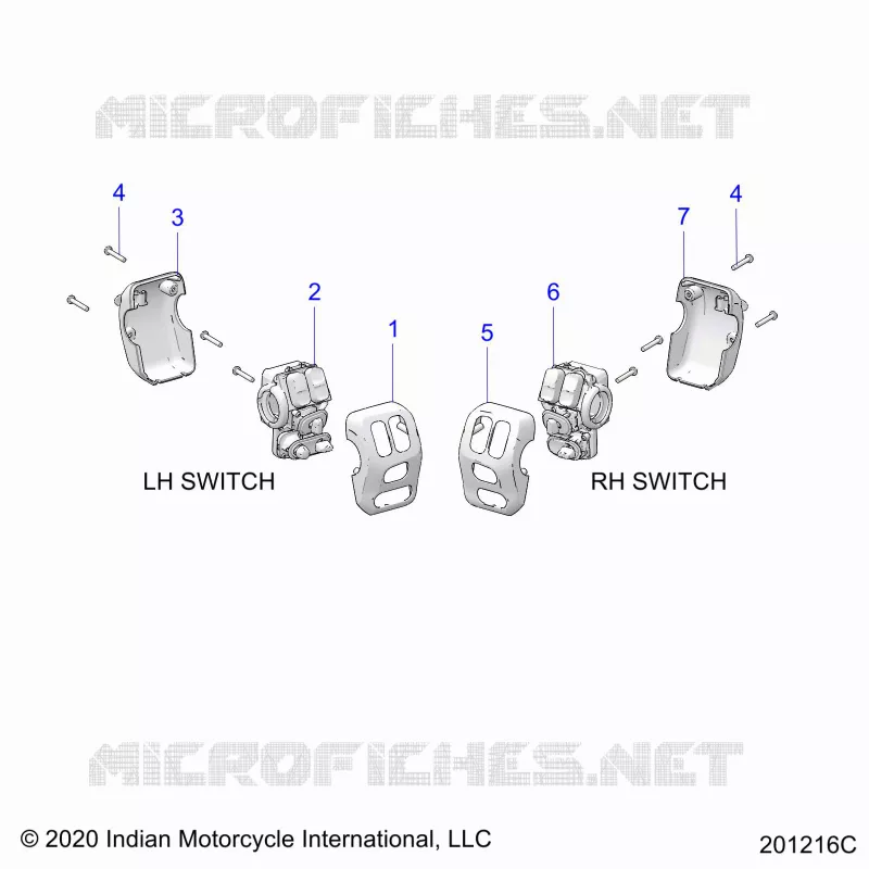ELECTRICA, SWITCH CONTROLS, LH/RH