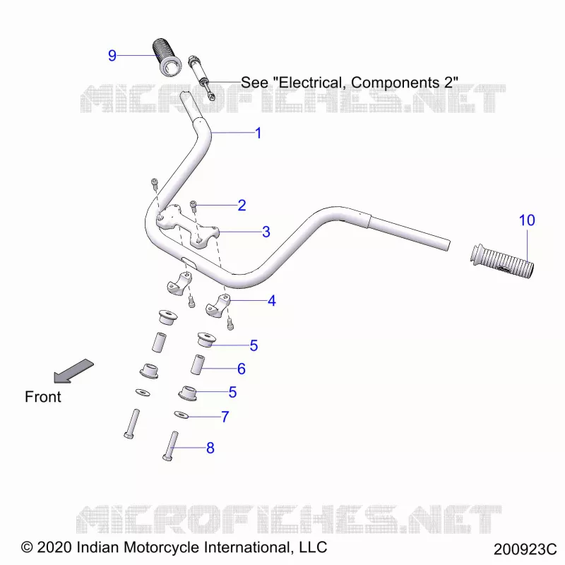STEERING, SOPORTE DE MANILLAR AND GRIPS