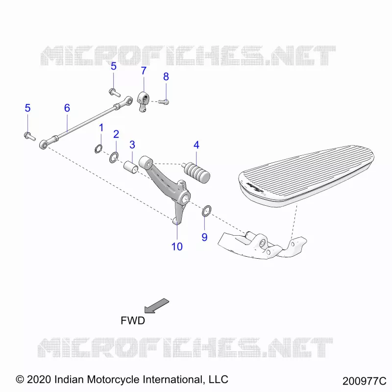 TREN, SHIFT PEDAL AND SHIFT LINKAGE