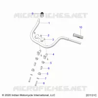 STEERING, SOPORTE DE MANILLAR AND GRIPS