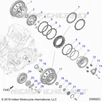 TREN, CLUTCH AND PRIMARY DRIVE
