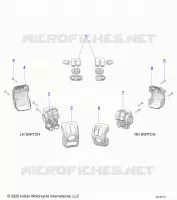 ELECTRICA, SWITCH CONTROLS, LH/RH