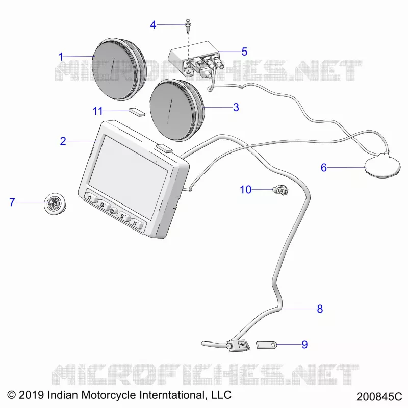 ELECTRICA, INSTRUMENT CLUSTER
