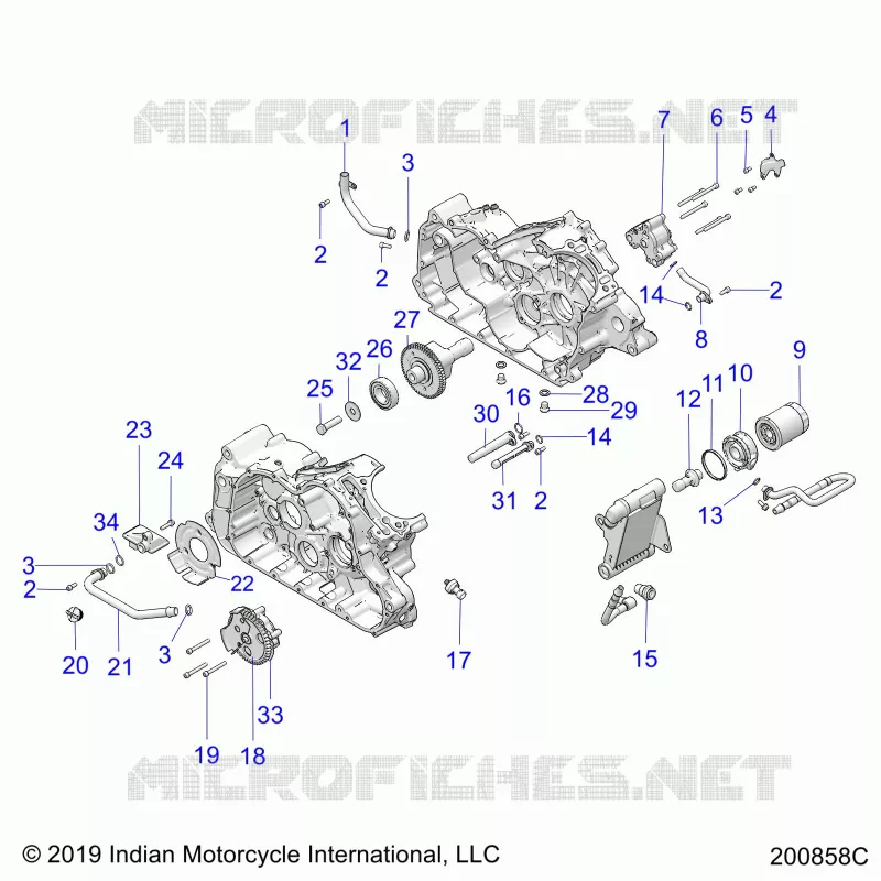MOTOR, OIL SYSTEM