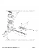 FRENO FRONTAL, LEVER AND MASTER CYLINDER