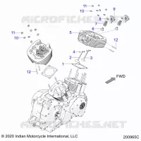 ENGINE, CULATA ASM.