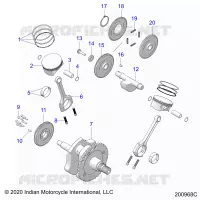 ENGINE, PISTON AND CIGUEÑAL