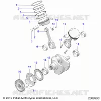 ENGINE, PISTON AND CIGUEÑAL ASM.