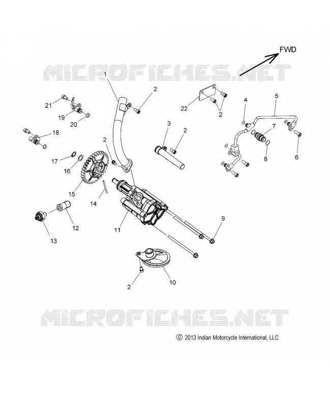 OIL PUMP/OIL SYSTEM - N14CCC/CCV/TCA ALL OPTIONS (49INDIANOILPUMP14)