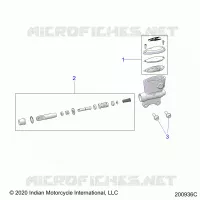 FRENO TRASERO, MASTER CYLINDER