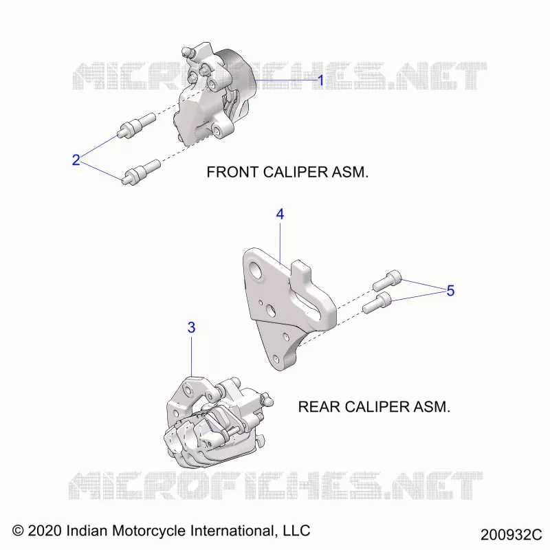 BRAKES, PINZA FRENO DELANTERA AND REAR