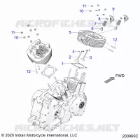 ENGINE, CULATA ASM.