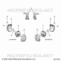 ELECTRICA, SWITCH CONTROLS, LH/RH