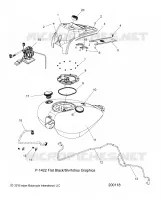 SISTEMA DE COMBUSTIBLE, FUEL TANK ASM.